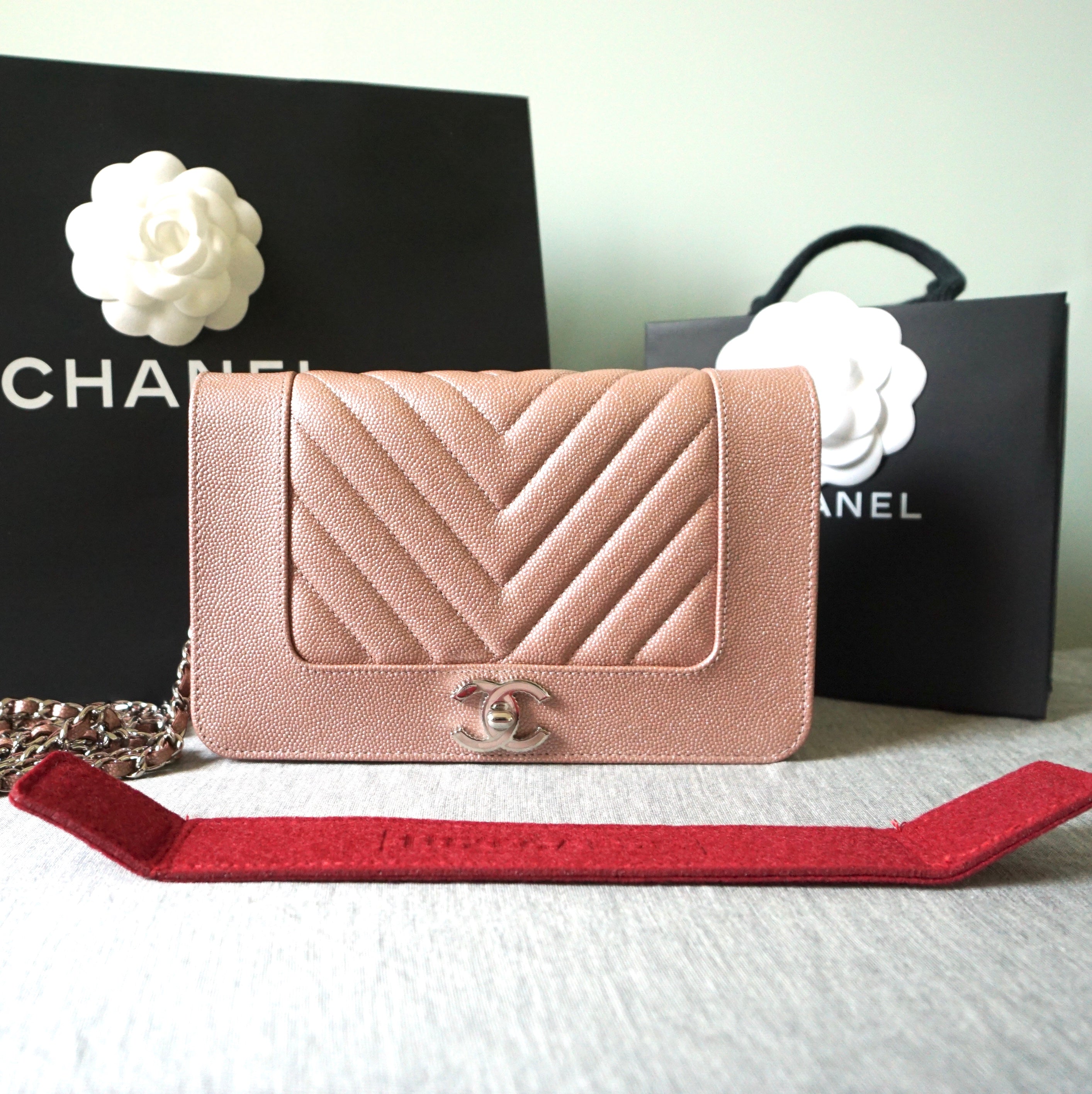 chanel woc bag shaper