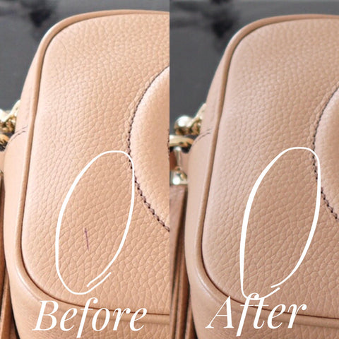 how to clean a stained gucci bag