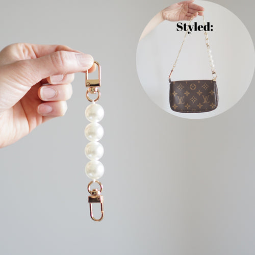 Pearl Top Handle Decorative Strap Suitable for L V Mini -  Canada