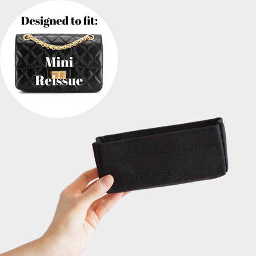 Chanel Mini Square Mini Rectangular Felt Base Shaper Insert, Quality Felt Bag  Shaper Organizer