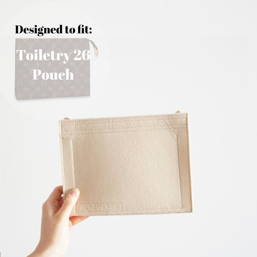 Toiletry Pouch 26 Bag Insert Conversion Kit Organizer Shaper 