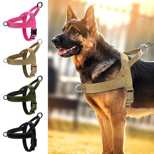Reflective Dog Harness Adjustable No Pull Training Vest for Medium Large Dogs Pitbull Shepherd - iTrenDee