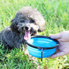Pet-Bowls Dog-Feeding-Feeder Water-Food-Bottle Dogs Folding Travel Outdoor 2-In-1