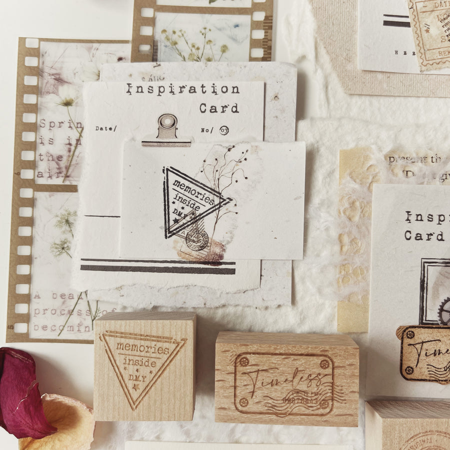 Journal Pages “ Positive “ rubber stamps