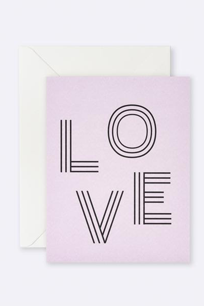 Lettuce Card | Love Stripe Letters
