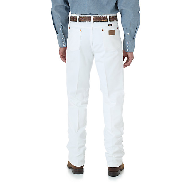 white wrangler jeans