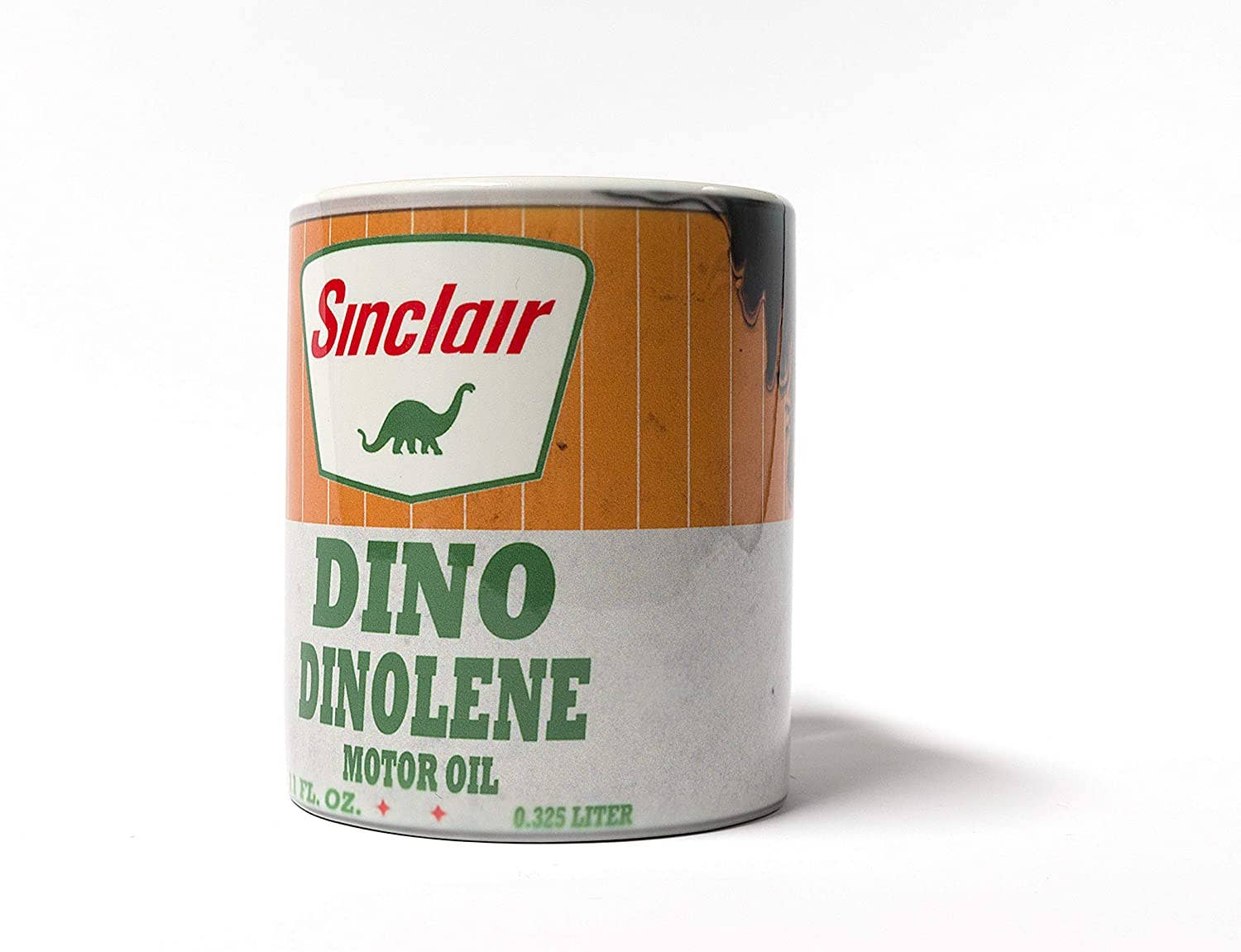 Sinclair Dino Dinolene Motor Oil Can Mug