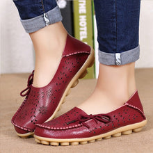 Load image into Gallery viewer, Comfortable Flats  Working Ladies Slip On Shoes.