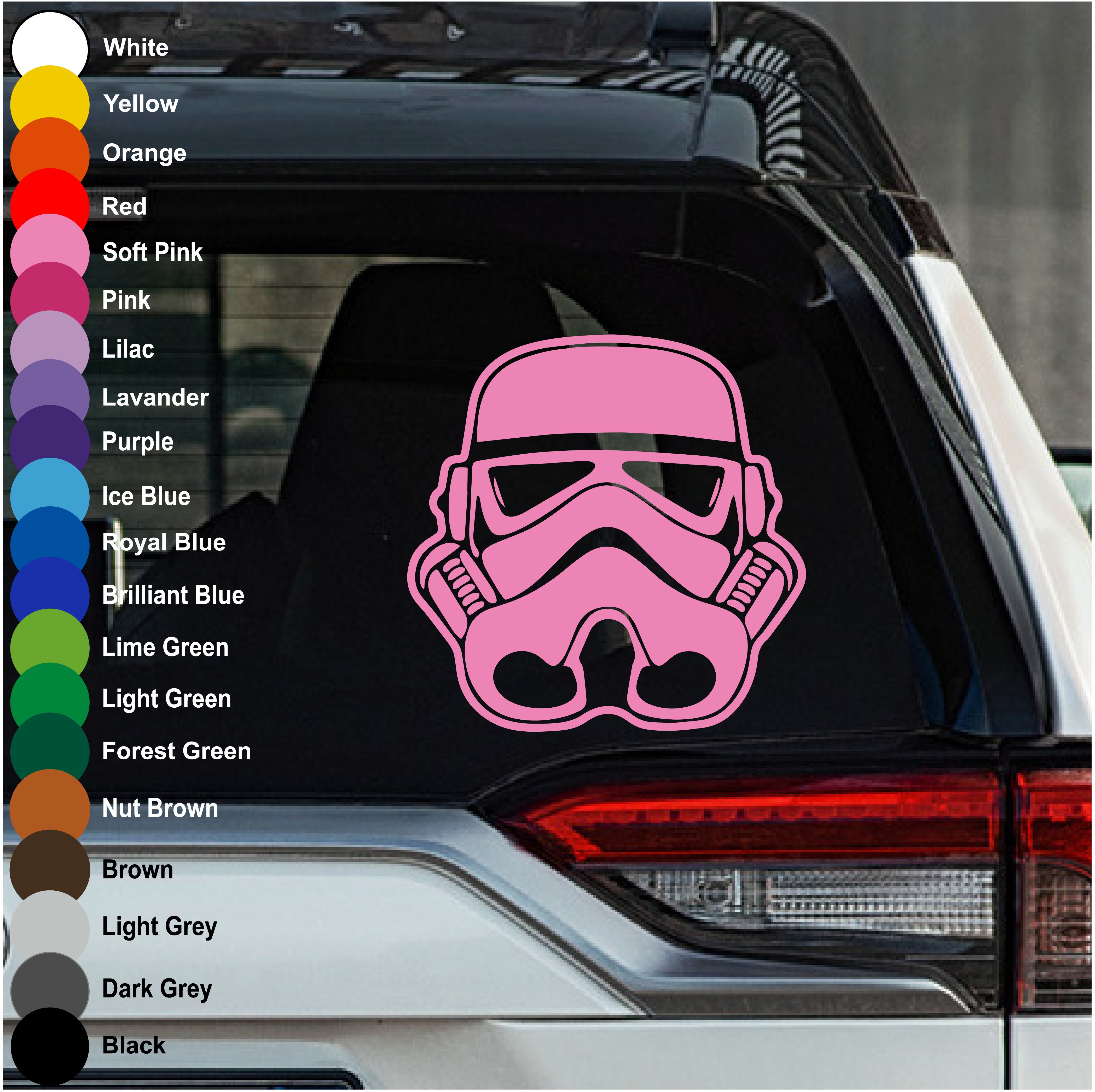 star wars stormtrooper car decals