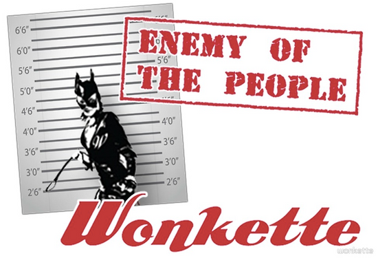 Wonkette Enemy of the People men's and women's tees!
