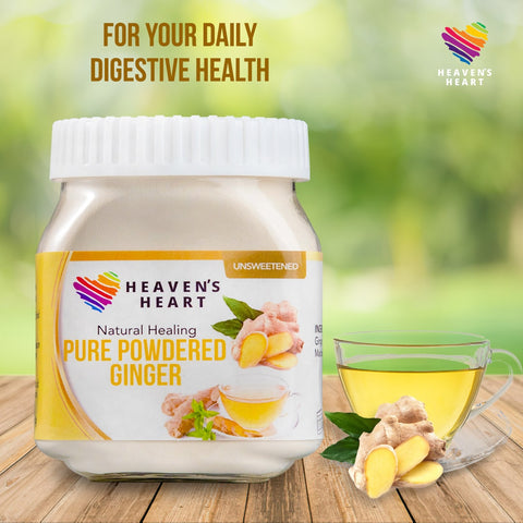 Natural Healing Pure Powdered Ginger 100g (No Sugar Added) Heaven's Heart