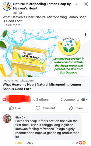 Heaven's Heart Lemon Soap