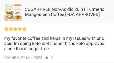 Heaven's Heart Sugar Free Non-Acidic Turmeric Coffee