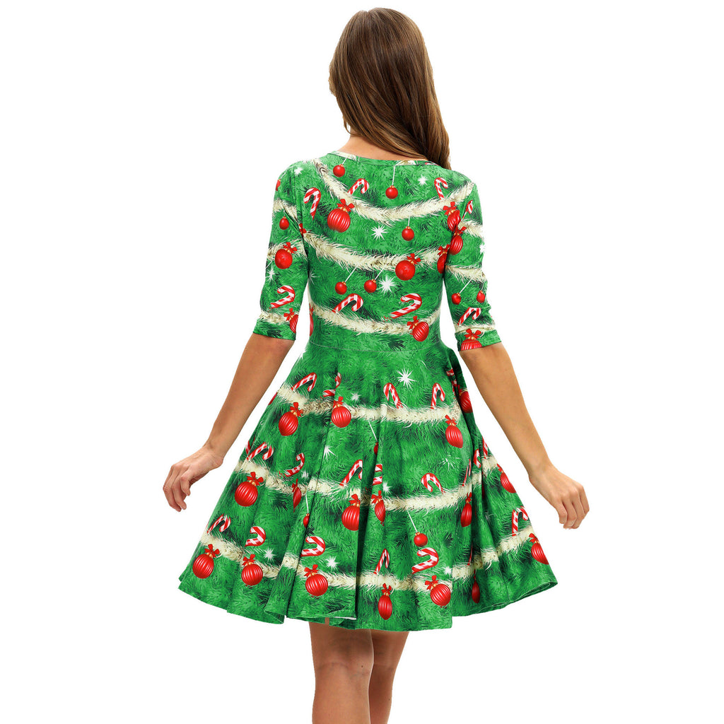 long sleeve xmas dresses