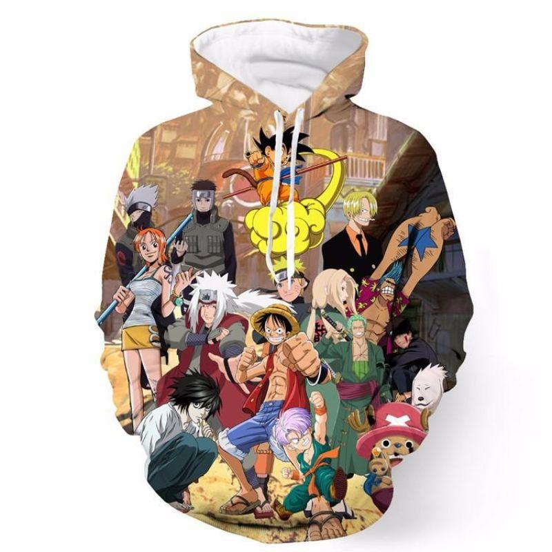 Naruto Hoodies Unisex 3D Print Anime Characters Hoodie for Pullover Long  Sleeve Casual Jacket with Large Pockets Sportswear Naruto19   Amazoncombe Fashion