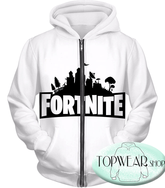 white fortnite hoodie