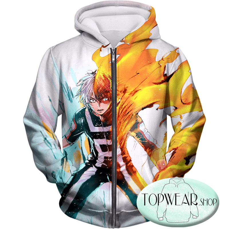 my hero academia todoroki hoodie