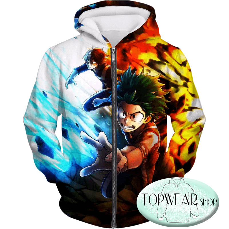 my hero academia todoroki hoodie