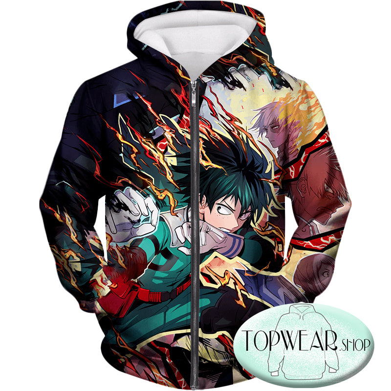 my hero academia hoodie