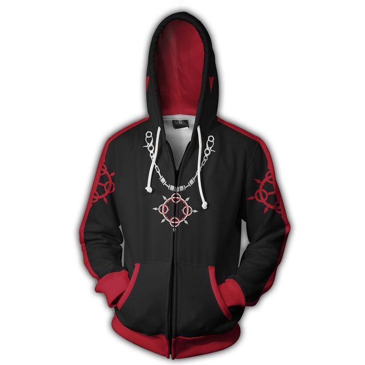 kingdom hearts axel hoodie