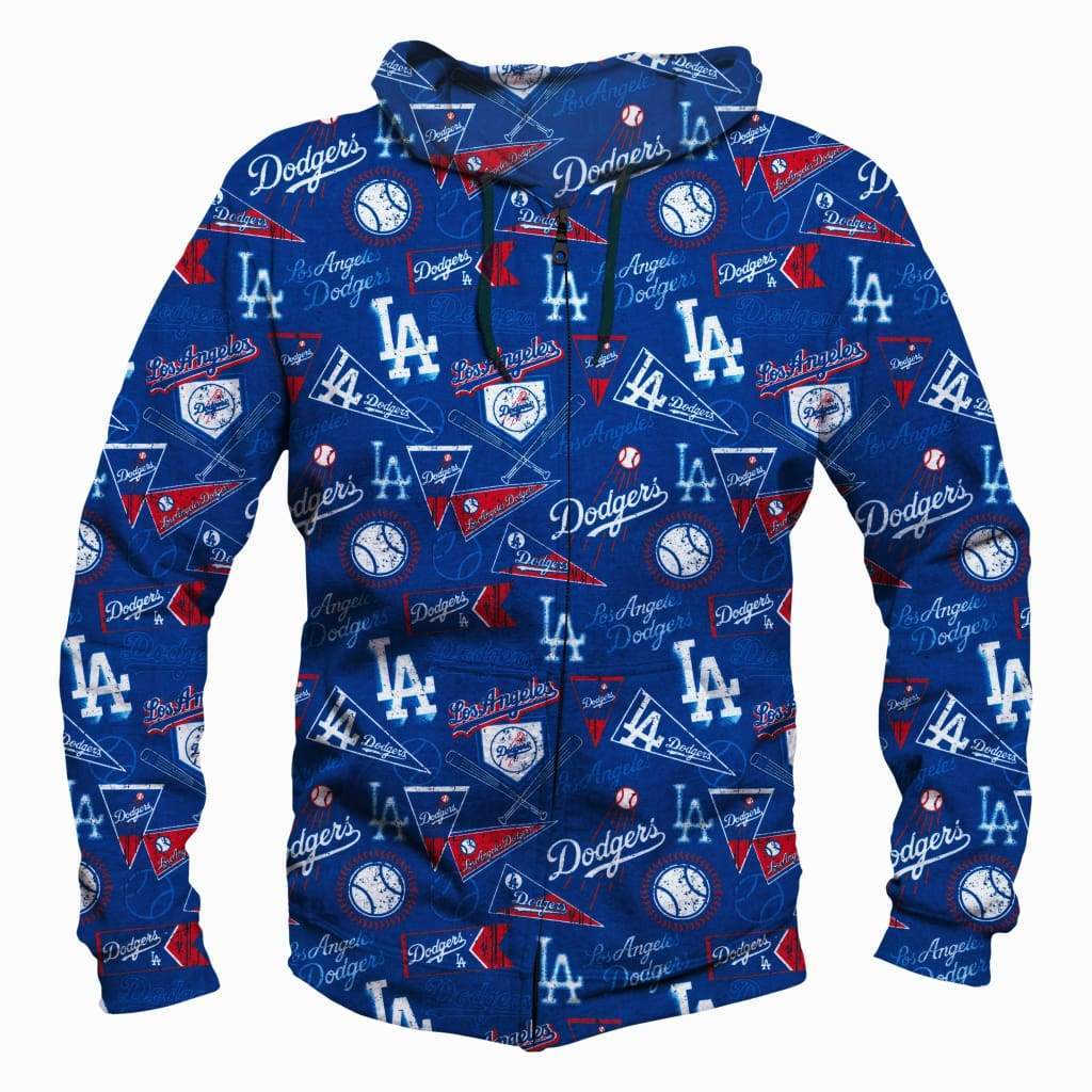 dodgers zip up