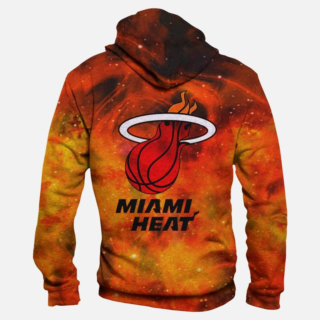 Miami Heat Zip Up Hoodie : Miami Heat Nba Adidas Zip Up Hoodie Medium