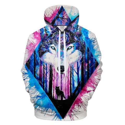 color splash hoodie