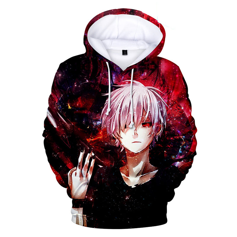 anime red hoodie
