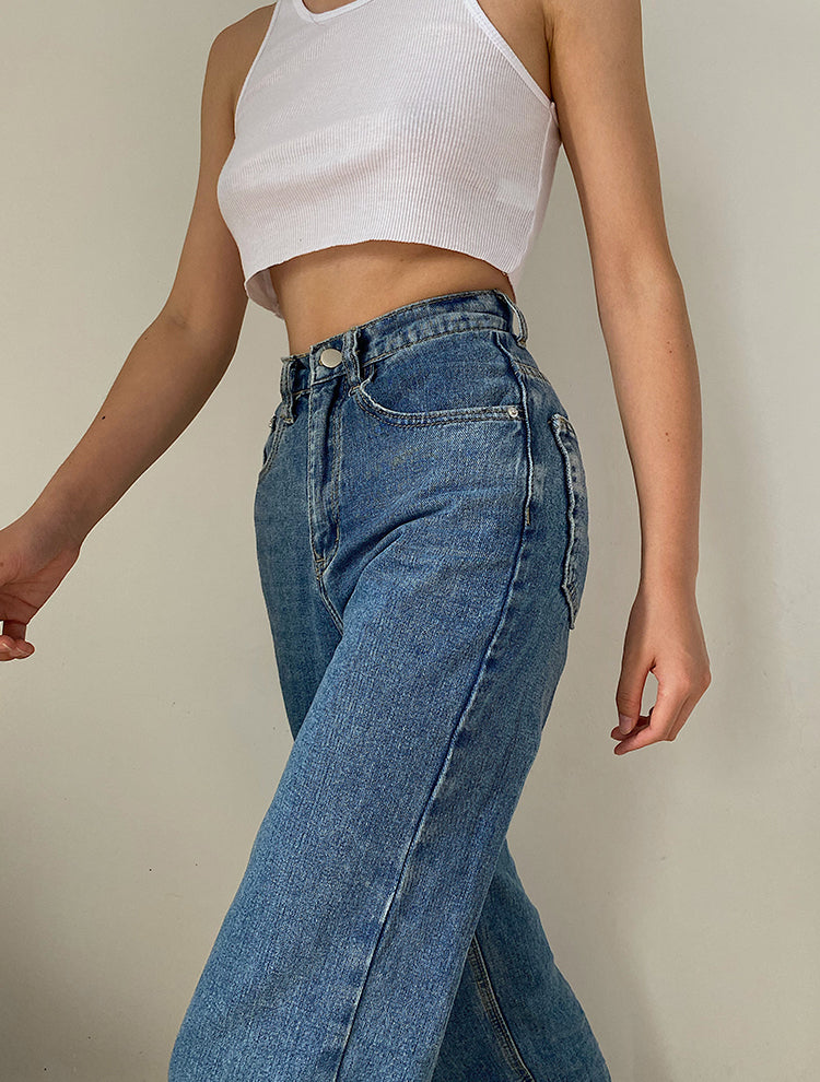 Kodi Split Denim Jeans – Pellucid