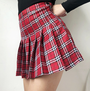 nova check tennis skirt