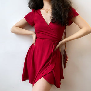 esme wrap dress