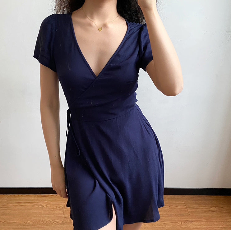 esme wrap dress