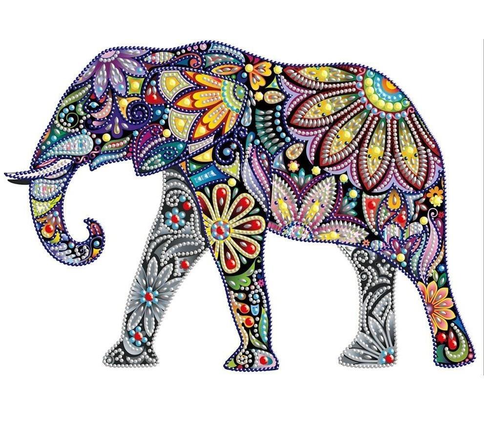 Special Shaped Elephant Diamond Painting Kit - DIY – Diamond Painting