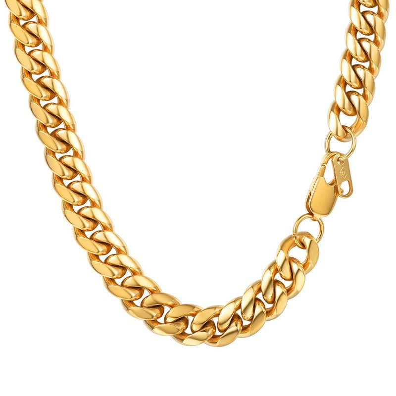 Cuban Link Chain 10mm - 18k Gold | Shop 30% Exclusively – Jewelrify