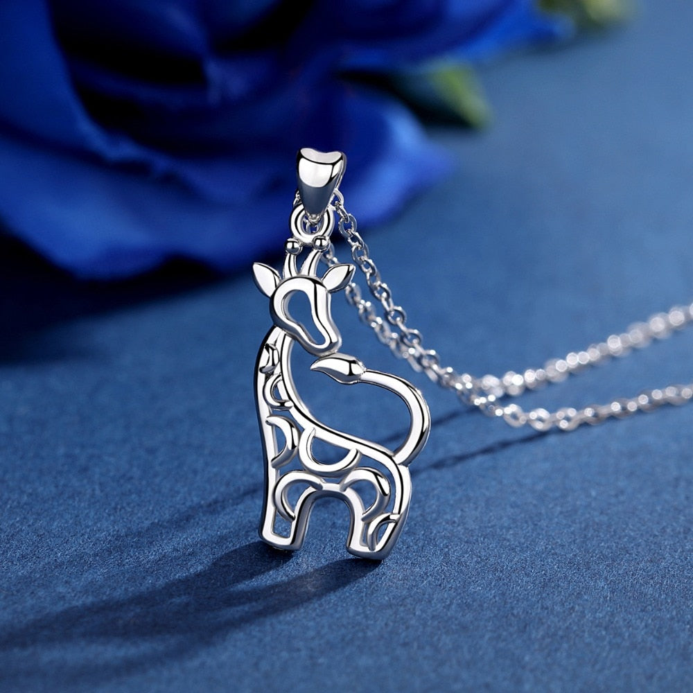 Giraffe Necklace [Sterling Silver - 2019 Design] – Jewelrify