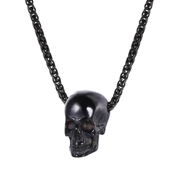 mens skull necklace