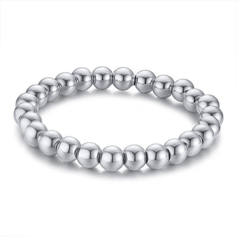 Stainless Steel Bead Bracelet for Men | Get Now on SALE – Jewelrify