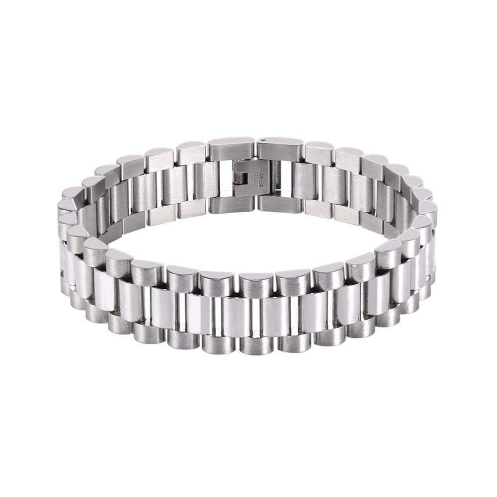 stainless silver bracelet