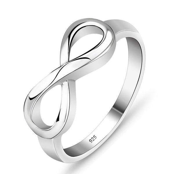 Sterling Silver Infinity Ring for Women 