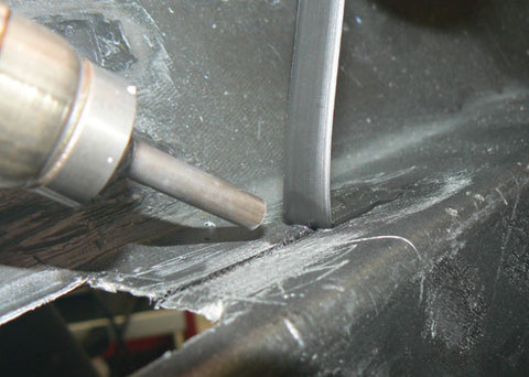Nitrogen plastic welder repair