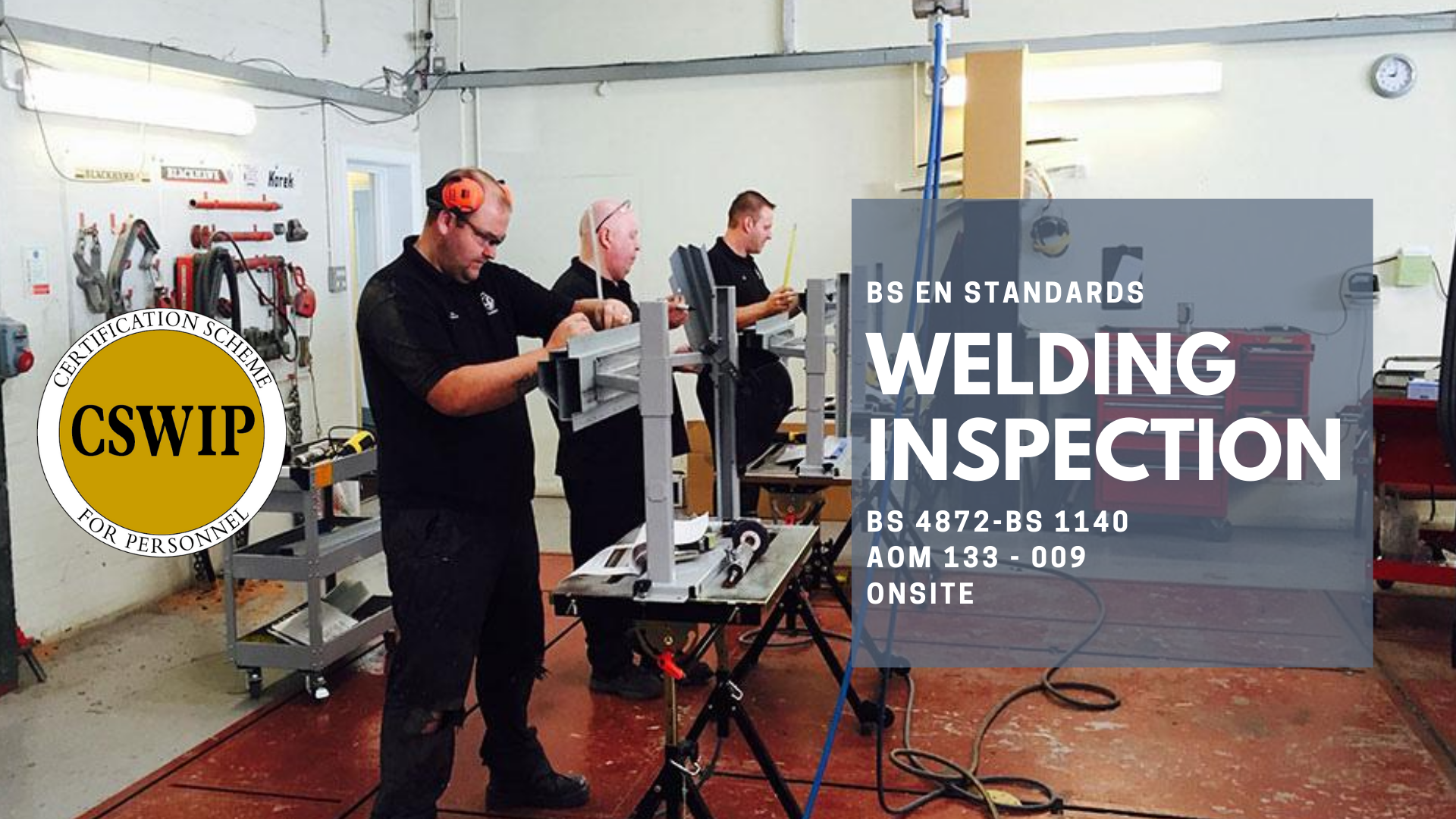 BS4872 and BS 1140 Welder Training and Testing Onsite 