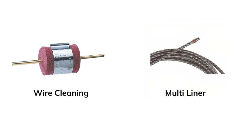 MIG wire cleaning pad and fronius multi wire liner