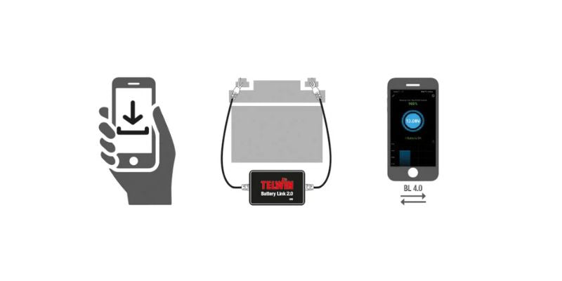 Telwin Battery Link-Monitor via bluetooth