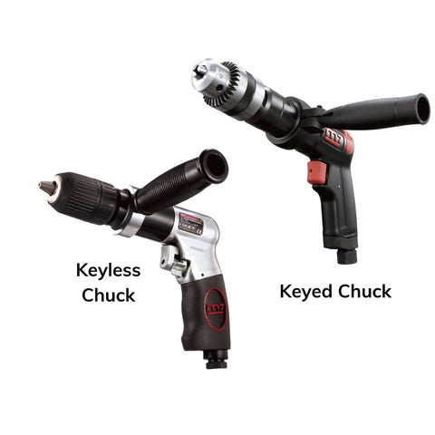 The difference between keyed and keyless chucks