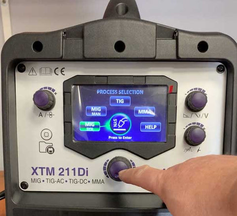 XTM211DI Control knob