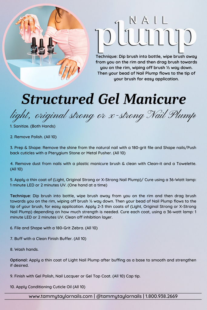 structured gel manicure