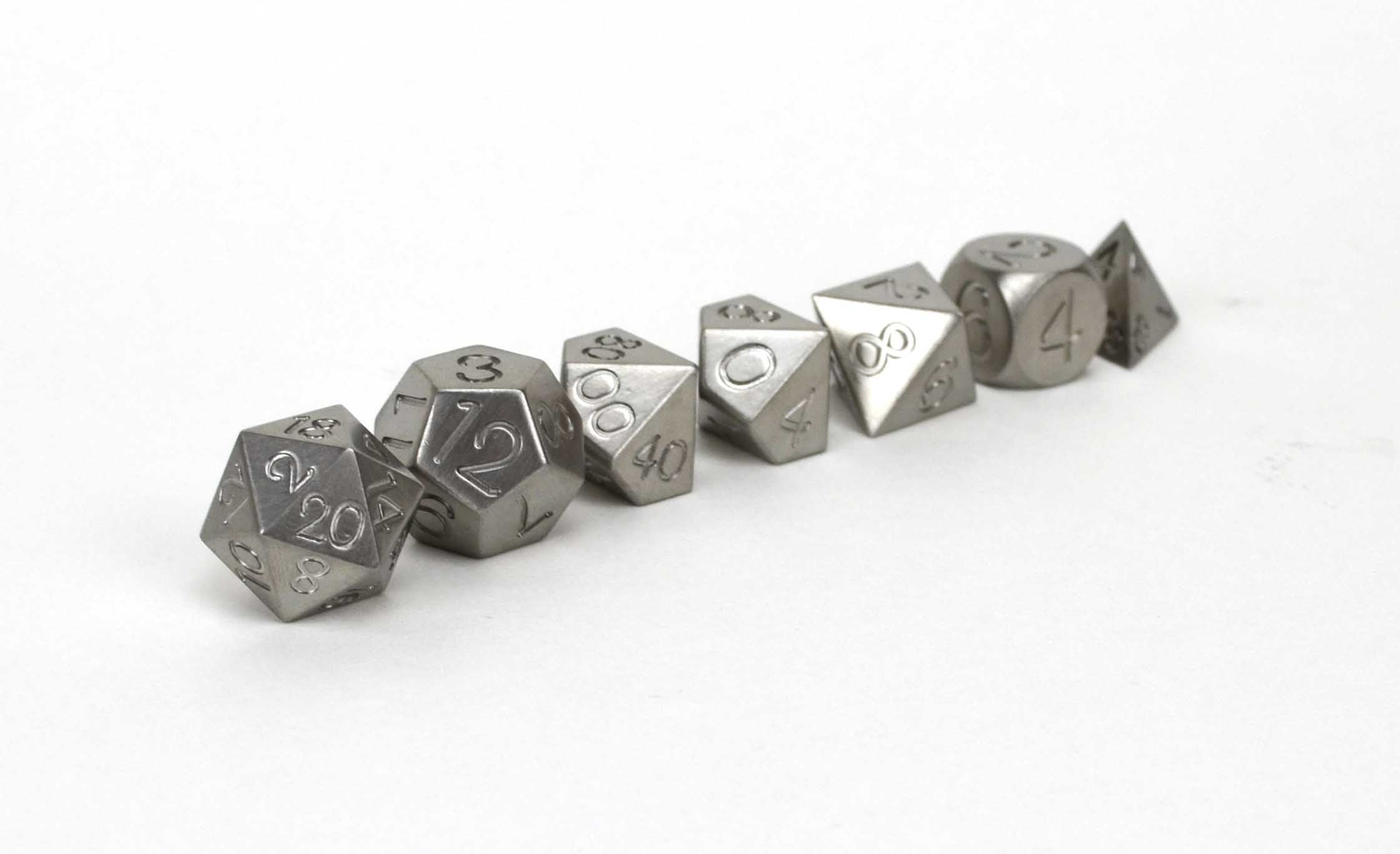 Tungsten Set Of 7 Level Up Dice   TungsteninSwash2 