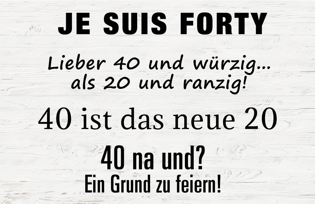 Vintage 40 Geburtstag Geschenk Spruch Lustig Poster Von Franja2