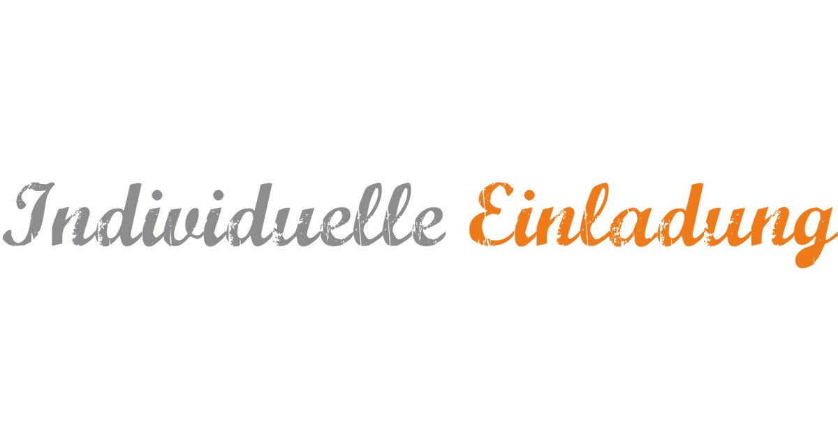 Individuelle Einladung