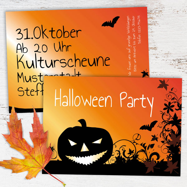 Halloween Party Einladung